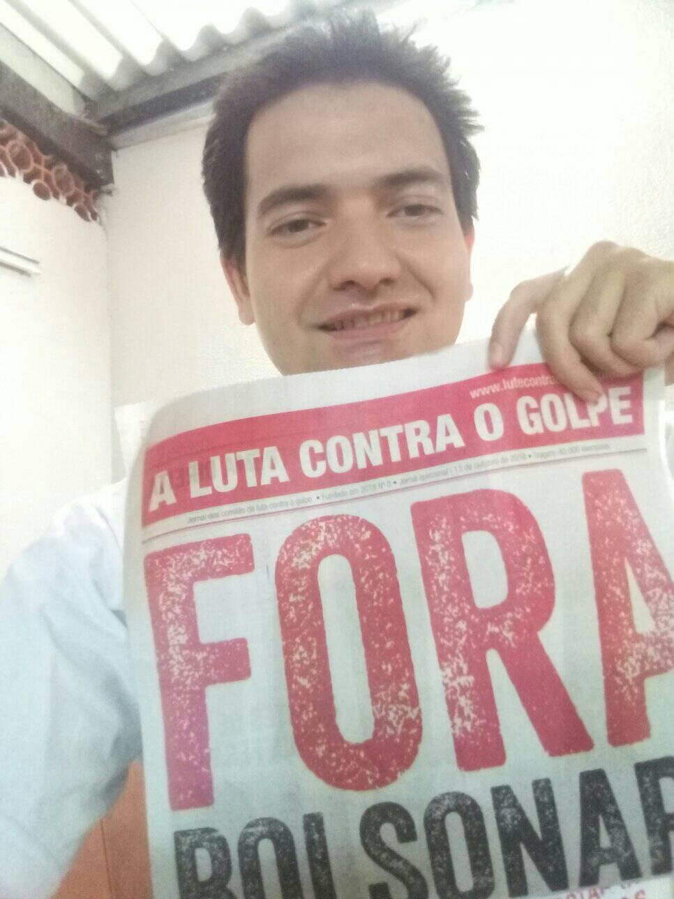 Vinícius Gomes, dirigente do PCO, trotskista