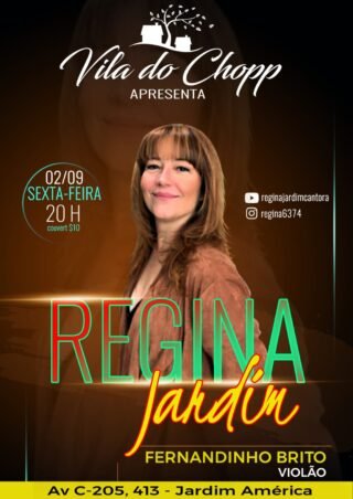 Regina Jardim, o show