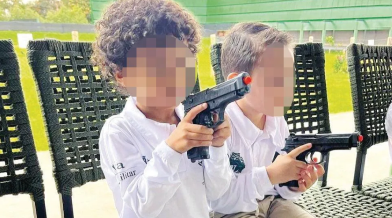 Crianças para atirar como adultos?